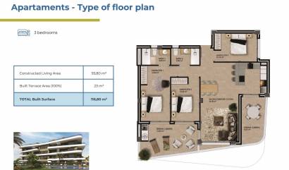 New Build - Apartment - Orihuela Costa - Punta Prima