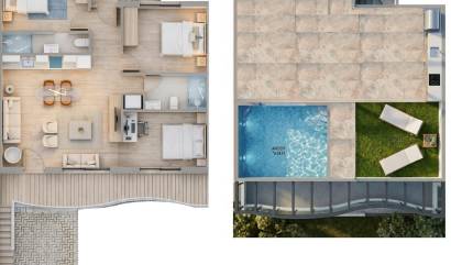 New Build - Bungalow - Pilar de la Horadada - parques de Andromeda