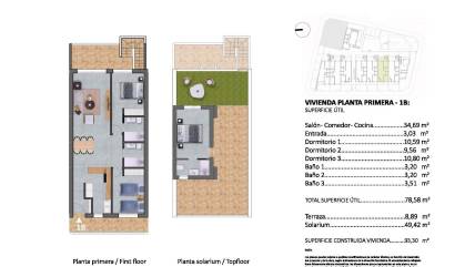 New Build - Bungalow - Pilar de la Horadada - pueblo