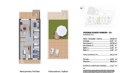 New Build - Bungalow - Pilar de la Horadada - pueblo