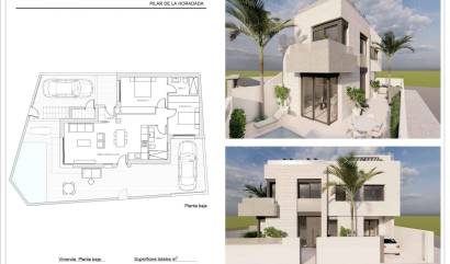 New Build - Ground Floor Bungalow - Pilar de la Horadada - pueblo