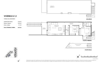 New Build - Top Floor Bungalow - Puerto De Mazarron - Playa Negra