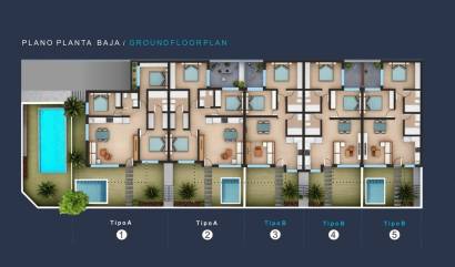 New Build - Top Floor Bungalow - San Pedro del Pinatar - San Pedro de Pinatar