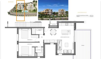 Nieuwbouw projecten - Appartment - Fuente Alamo - Hacienda del Alamo