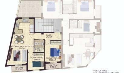 Nieuwbouw projecten - Appartment - Jacarilla - pueblo