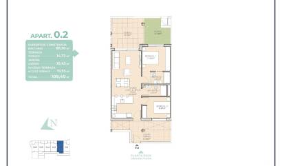 Nieuwbouw projecten - Appartment - Los Alcázares - Serena Golf