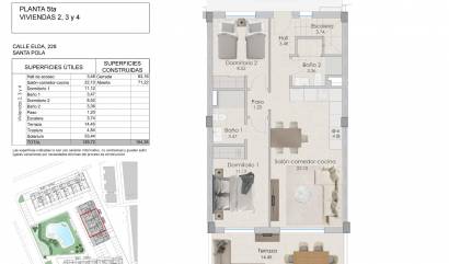 Nieuwbouw projecten - Appartment - Santa Pola - Tamarit