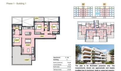 Nieuwbouw projecten - Appartment - Torre Pacheco - Santa Rosalía