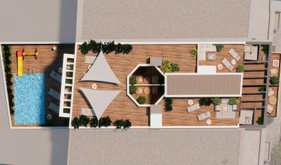 Nieuwbouw projecten - Appartment - Torrevieja - Playa de El Cura