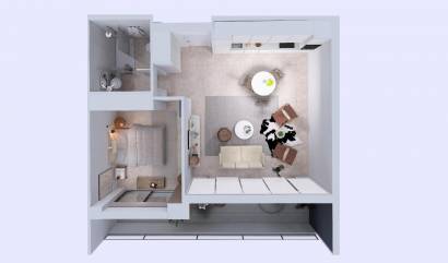 Nieuwbouw projecten - Appartment - Torrevieja - Playa del Cura