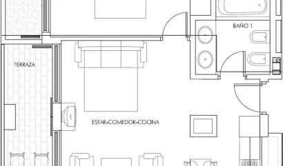 Nieuwbouw projecten - Appartment - Vera - Puerto del Rey