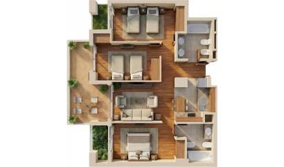 Nieuwbouw projecten - Appartment - Vera - Puerto del Rey