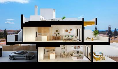 Nieuwbouw projecten - Bungalow - Los Alcázares - Serena Golf