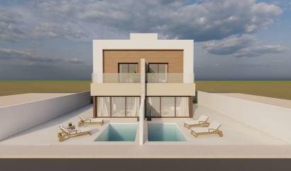 Nieuwbouw projecten - Halfvrijstaand - San Javier - pueblo