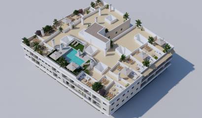 Nieuwbouw projecten - Penthouse - Algorfa - Pueblo