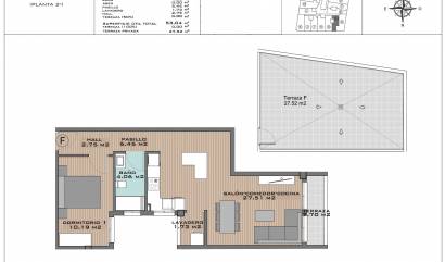 Nieuwbouw projecten - Penthouse - Algorfa - Pueblo