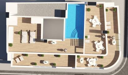 Nieuwbouw projecten - Penthouse - Torrevieja - Centro