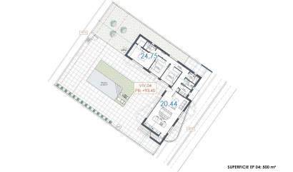 Nieuwbouw projecten - Villa - Algorfa - La Finca Golf