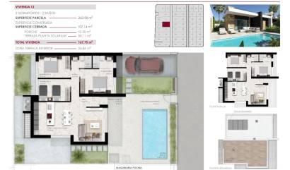 Nieuwbouw projecten - Villa - Ciudad Quesada - Lo Marabú