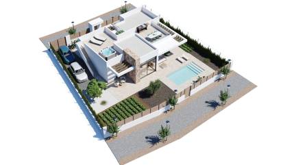 Nieuwbouw projecten - Villa - Fuente Alamo - Hacienda del Alamo