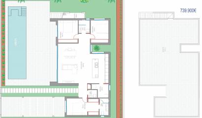 Nieuwbouw projecten - Villa - Los Alcázares - Serena Golf