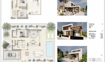 Nieuwbouw projecten - Villa - Pilar de la Horadada - Lo Romero Golf