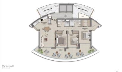 Nouvelle construction - Apartment - Calpe - Playa Cantal Roig