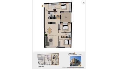 Nouvelle construction - Apartment - Catral - pueblo
