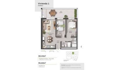 Nouvelle construction - Apartment - Mojacar - Descargador