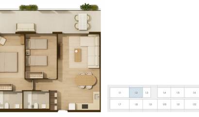 Nouvelle construction - Apartment - Moncofa - Playa de Moncofa