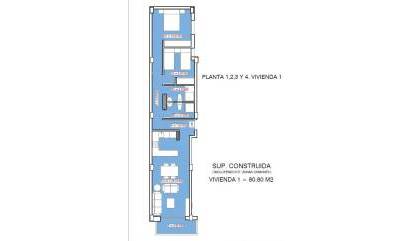 Nouvelle construction - Apartment - Torrevieja - Playa El Acequión