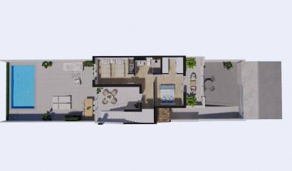 Nouvelle construction - Maison de ville - Los Alcázares - Serena Golf