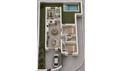 Nueva construcción  - Adosado - Mazarron - Country Club