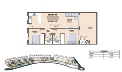 Nueva construcción  - Apartment - Finestrat - Balcón de finestrat