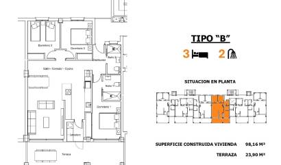 Nueva construcción  - Apartment - San Miguel de Salinas - Pueblo