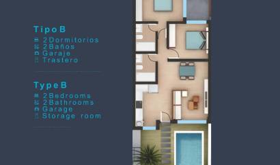 Nueva construcción  - Bungalow - San Pedro del Pinatar - Los Pinos