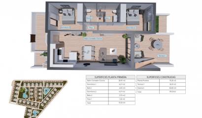 Nueva construcción  - Bungalow - Torrevieja - Los Balcones