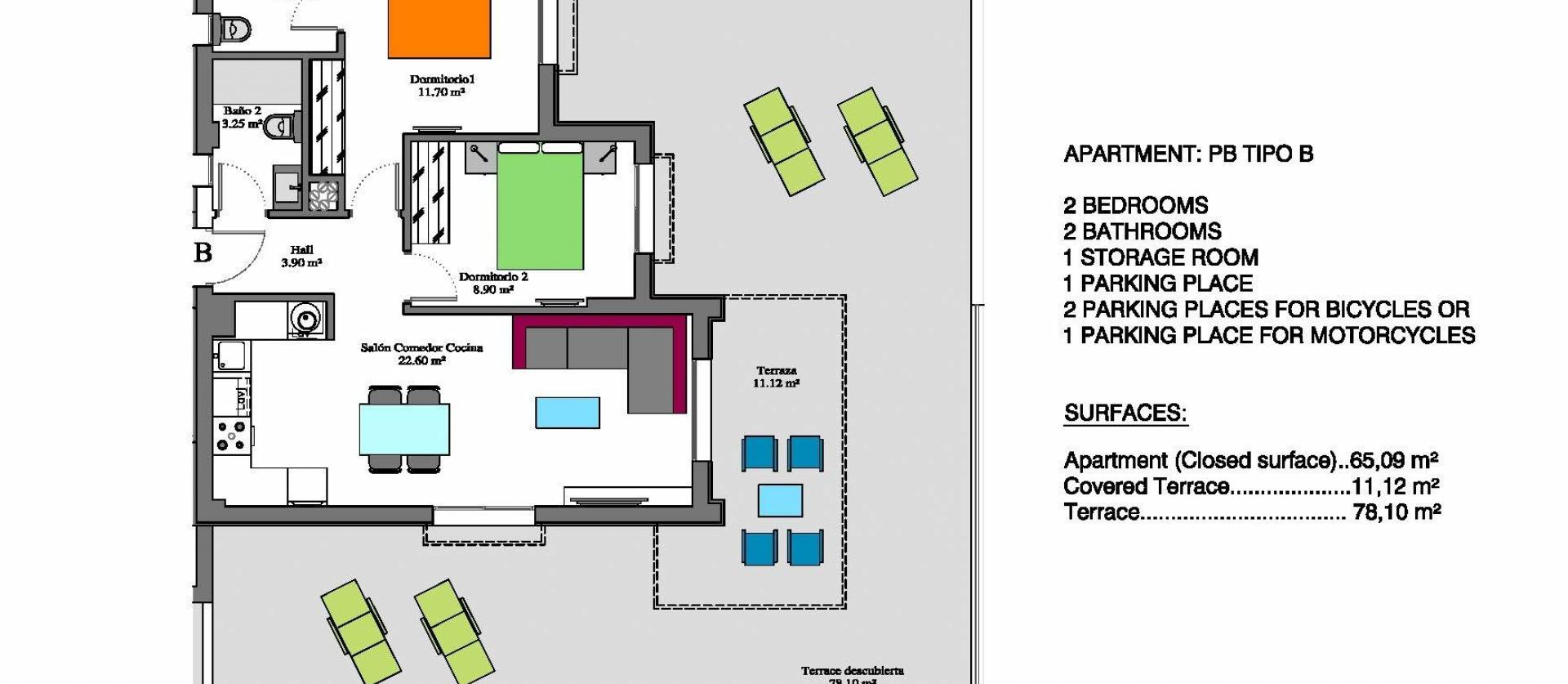 Nueva construcción  - Apartment - Orihuela Costa - Las Filipinas