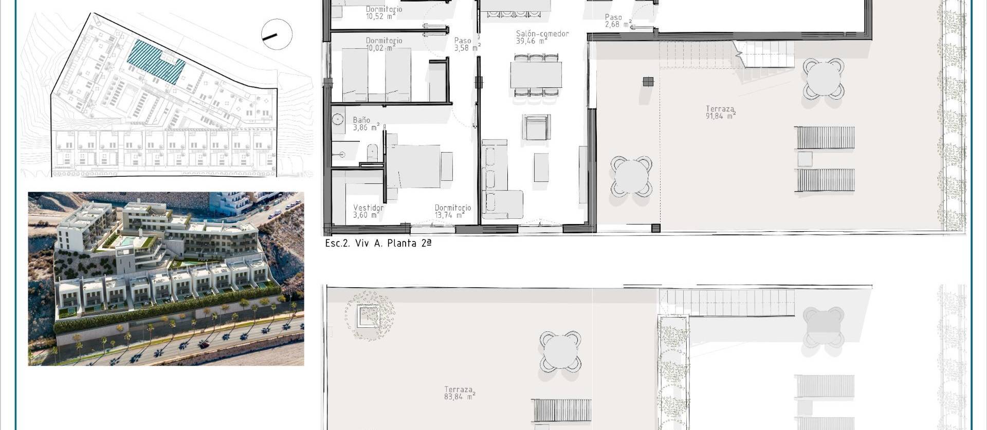 Nieuwbouw projecten - Penthouse - Aguilas - El Hornillo