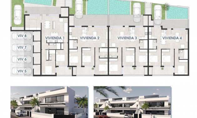 Nieuwbouw projecten - Bungalow - San Pedro del Pinatar - Las Esperanzas