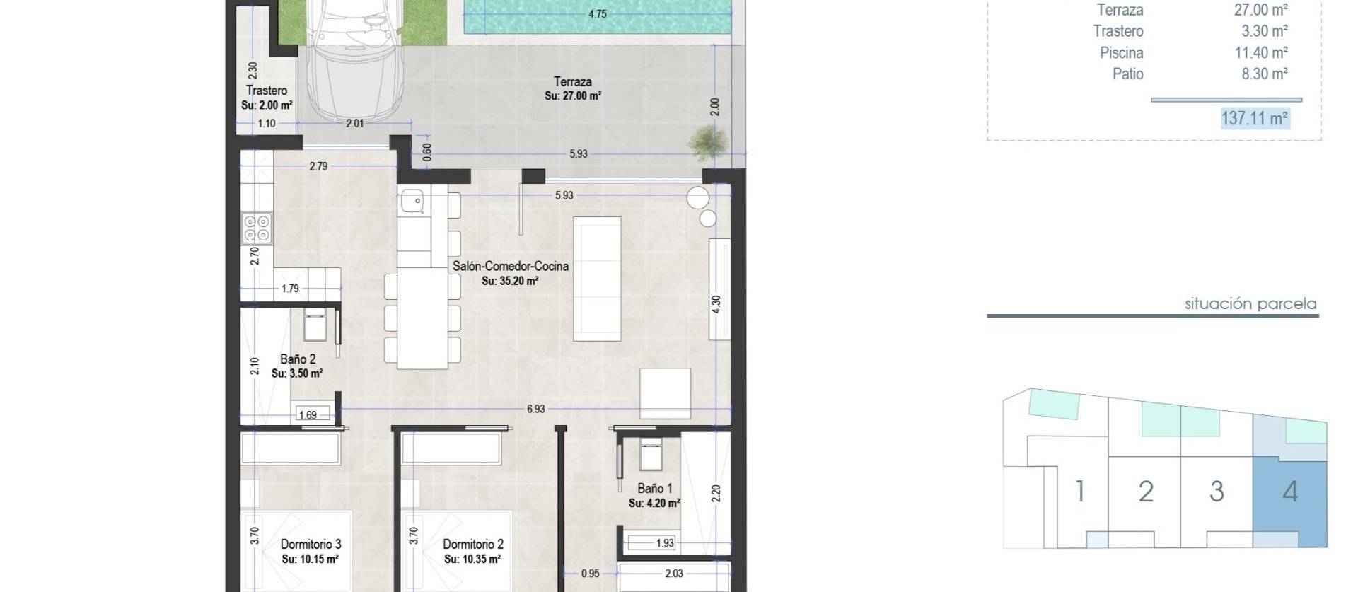 Nieuwbouw projecten - Bungalow - San Pedro del Pinatar - Las Esperanzas