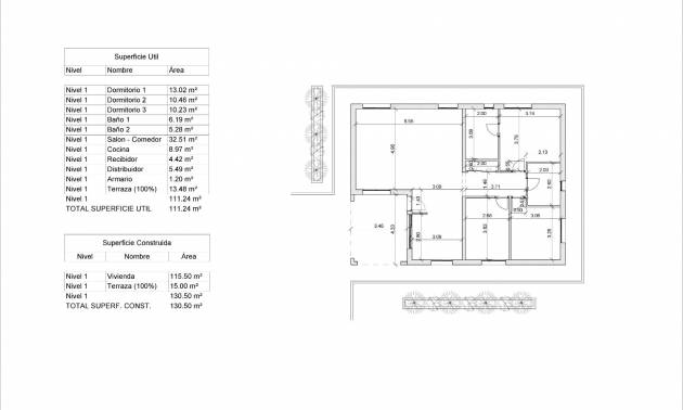 Nieuwbouw projecten - Villa - Pinoso - Lel