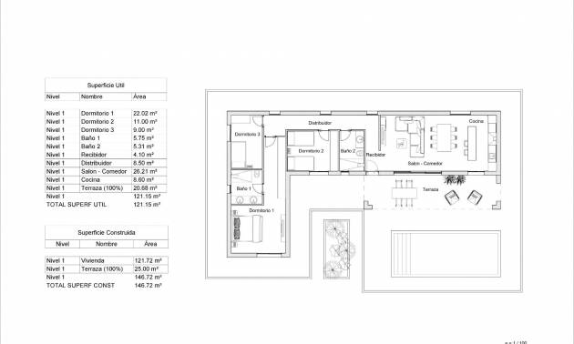 New Build - Villa - Pinoso - Lel