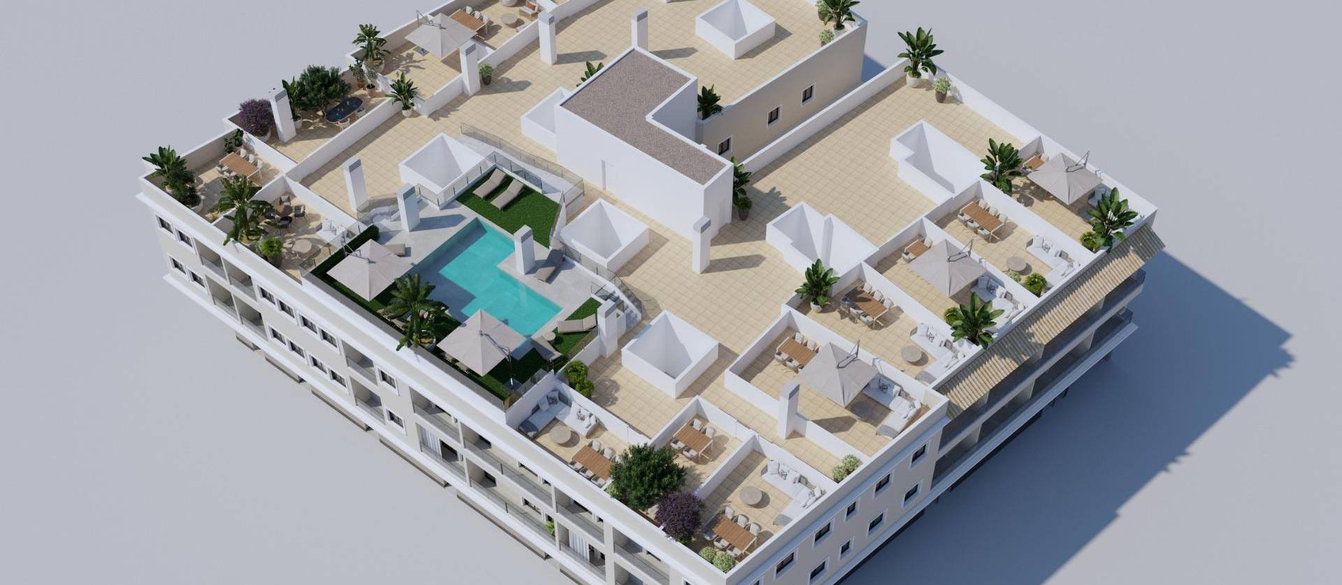 Nieuwbouw projecten - Appartment - Algorfa - Pueblo