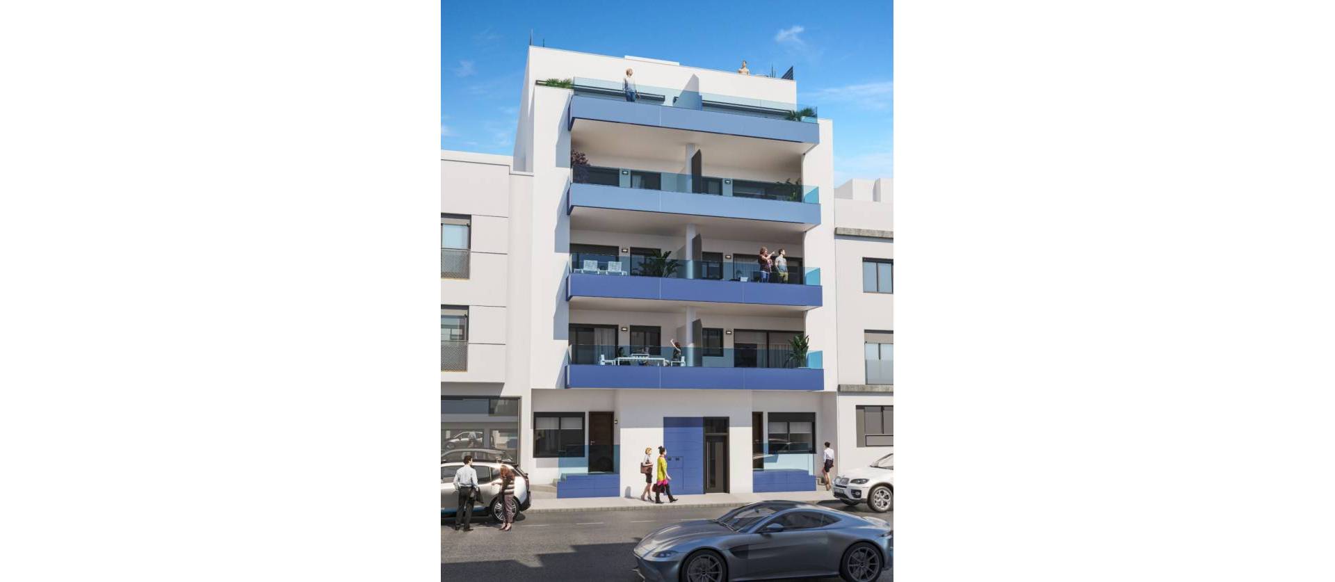 Nieuwbouw projecten - Appartment - Guardamar del Segura - Pueblo