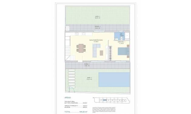 Nieuwbouw projecten - Herenhuis - Orihuela Costa - Las Filipinas