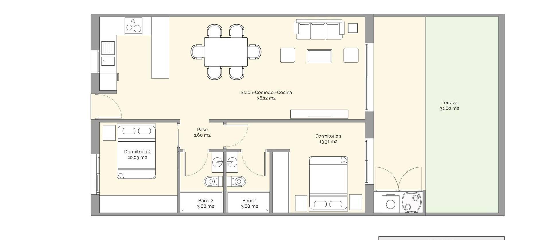 New Build - Apartment - Finestrat - Golf Piug Campana