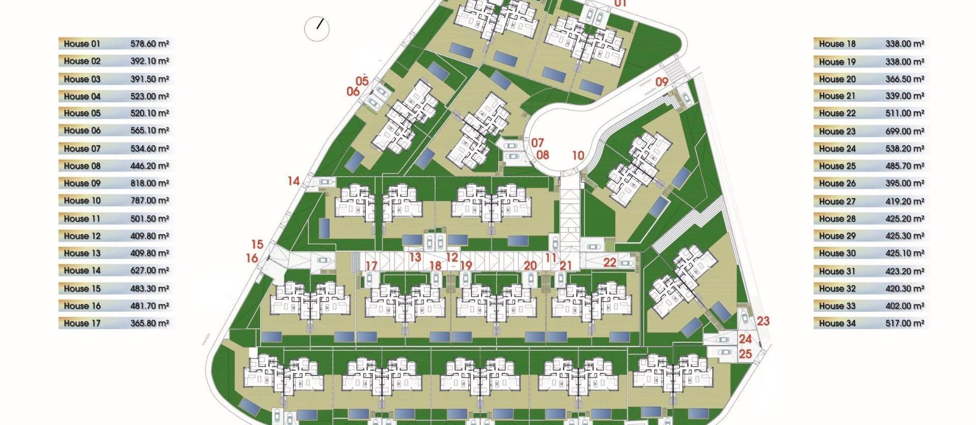 Nieuwbouw projecten - Villa - Mutxamel - Dorado Country Club