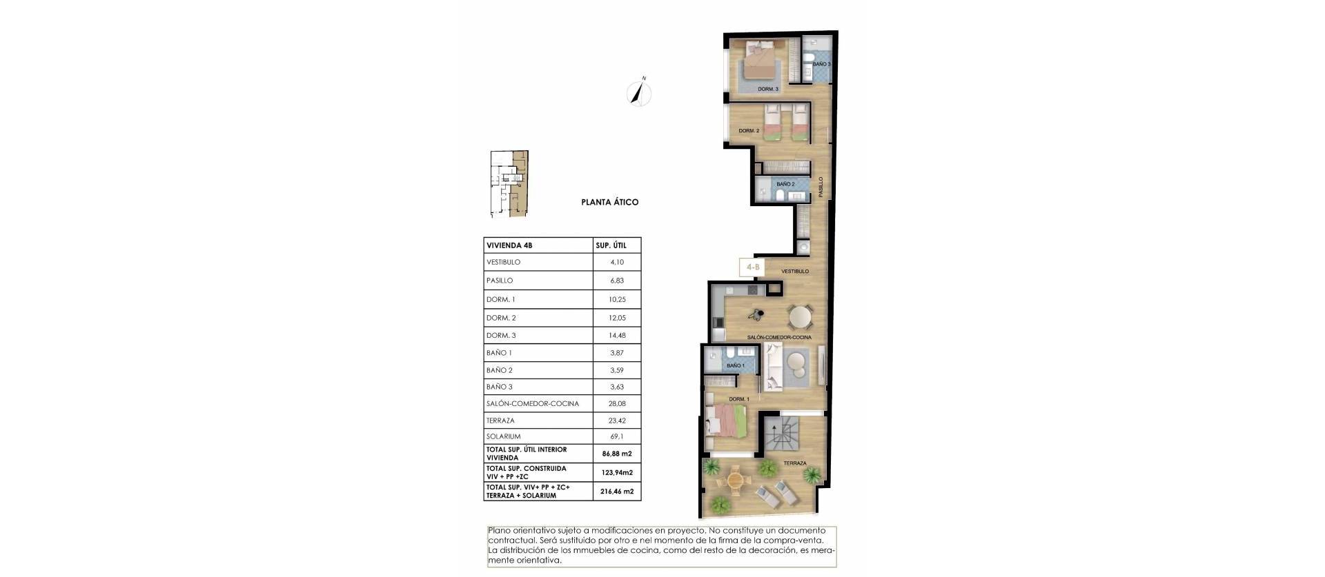 Nouvelle construction - Attique - Torrevieja - Centro