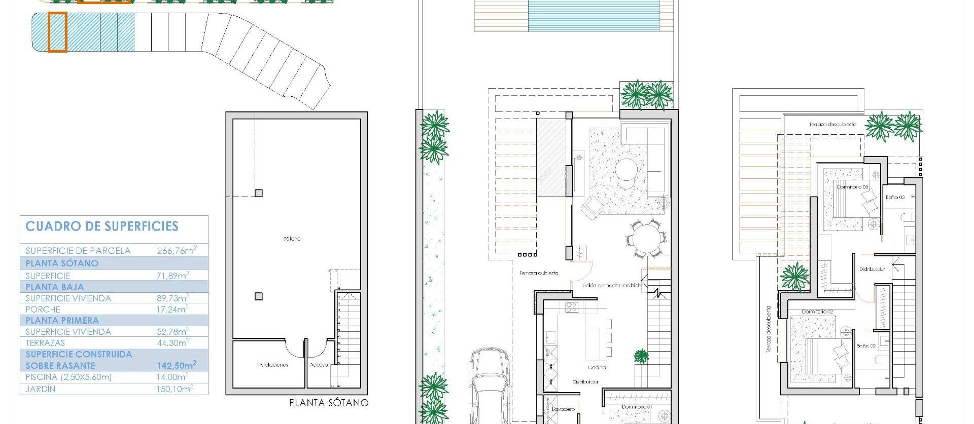 New Build - Villa - Los Alczares - Santa Rosalía